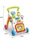 Baby Swing Baby Walker for Kids, Height Adjustable Toddler, Baby Activity Center Toys Tray wi - 2