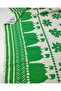 Cotton Viscose in Green Ecru Colors (Width 150 cm X Length 330 cm) - 2