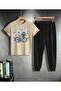 Women / Girl Wide Cut Cycling Daisy Printed Set