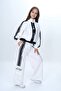 Girl's 2 Thread Half Zipper Garnished Sports Set 100% Cotton Comfortable Fit-325 - 6