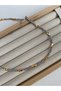 Silver Bulk Gold Square Detailed Summer Women's Necklace - 2