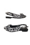Women's Babet Black-White Sandals Stylish Home Business Office Daily Shoes