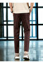 Dark Brown Micro Patterned Slim Fit Men's Trousers - 4