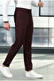 Slim Fit Claret Red Men's Trousers - 2