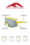 Eagle Yellow Green Unisex Cycling Running Glasses |   Outdoor Sports - 5