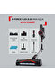 TY6T90TR X-Force Flex 8.60 Max Aqua 45 Air Watt Kablosuz Şarjlı Dikey Süpürge - 9
