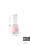 Retro Personal Kişisel Smoothie Blender Pink - 2