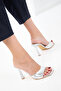 Silver Women's Classic Heeled Shoes 20754 - 3