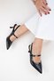 Black Patent Leather Women's Classic Heeled Shoes 20799