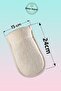 100% Natural Pumpkin Fiber Double-Sided (Soft Towel Texture-Fiber) Unisex Glove Bath Scrub - Sponge - 4