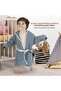 Hero Muslin and Towel - Baby Kids Bathrobe Teddy - 5