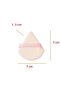 2 Pieces Skin Triangle Cotton Washable Velvet Puff Face Contour Makeup Cloth Sponge Cosmetic Foundation - 3