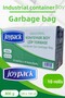 Industrial Container Garbage Bag Roll Head 10 Pieces, 10 Rolls - 800Gr 120X150 cm 240 Lt