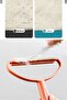 Aren Double Sided Clothes Lint and Lint Collector Sweater Carpet Plastic Lint Orange - 4
