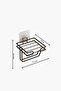 Teknotel Adhesive Refillable Toilet Paper Holder Wc Paper Hanger Matte Black St175 - 4