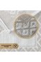 Soffy Cream & Coffee 2 Pieces 50X70 cm Bath Mat 100% Natural Cotton Foot Mat Foot Towel - 6