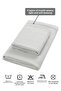 Gray Muslin Bath Towel Set - Soft & High Water Absorbent Bath Towel - 100% Cotton - 3