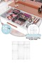 10-Piece Drawer Organizer In-Cabinet Jewelry Cosmetic Organizer