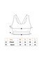 Thick strap crop top blue - 4