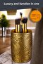 Makeup Organizer, Makeup Brush Holder, Makeup Brush Set, Gold Antique Finish, Model 12 - 2