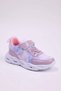 Lilac Lighted Sole Little Girl Kids Sports Shoes 
 Takeaw26Sn00002 - 5