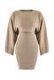 Bej Mini Triko Bolero-Elbise Takım TWOAW25EL00056 - 7