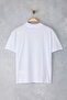 Beyaz-Beyaz 2'li Paket %100 Pamuk Basic Dik Yaka Örme T-Shirt TWOSS20TS1500 - 10