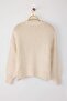 Stone Soft-Textured Rose Detail Knit Cardigan TWOAW25HI00207 - 7