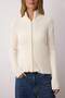 Wardrobe Essentials Taş Fermuarlı Dik Yaka Yumuşak Dokulu Pamuklu Triko Hırka TWOAW26HI00088 - 3