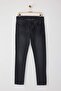 Antrasit Smoke Skinny Tırnaklı Jeans Kot Pantolon TMNAW25JE00013 - 7
