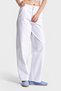 Women's White Color 5S5-2 Skater Fit 100% Cotton No Show Denim Jean - 3