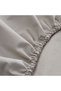Cotton Baby Kids Fitted Sheet (2 Pcs) 70X160 White and Gray - 6