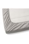 Cotton Baby Kids Fitted Sheet (2 Pcs) 40X80 White and Gray - 5