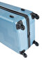 Hard Case Cabin Luggage Trolley Suitcase | Unisex Travel Bag With 4 Spinner Wheels Kh110 Light Blue - 7