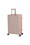 Hard Large Luggage Trolley Lightweight Suitcase With Built In Tsa Type Lock A5123 Milk Pink - 2