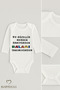 "You Think This Beauty Is Somewhere, You Don'T Know My Aunt" Long Sleeve Written Baby Bodysuit with Snap Fasteners - 3