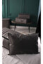 Set of 3 70X50 cm Pillow & Clothes Organizer Bag Black - 3