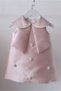 Pearl Embroidered Girls' Dress – For Special Days with an Elegant Collar Design - 8