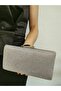 Women's Evening Big Platinum Chain Wedding Night Party Bag - 4
