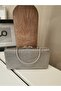 Women's Evening Big Platinum Chain Wedding Night Party Bag - 7