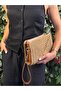 حقيبة كلاتش من Soho Wicker Look مصنوعة من مزيج من الجلد