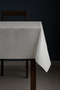 Luxurious Patterned Wicker PVC Transparent-Coated Oilcloth Tablecloth Waterproof, Wipeable, and Durable