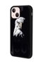 Apple iPhone 14 Plus Compatible Printed, Matte Black, Soft Silicone, Protector, Shock Absorbing Cover, Case - 3