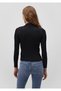 Buttoned Black Cardigan Fitted / Bodycon Cut 1710543-900 - 5
