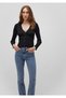 Buttoned Black Cardigan Fitted / Bodycon Cut 1710543-900 - 3