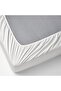 sheet with elastic band, white, 140x200 cm - 5