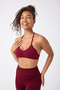 Women's Seamless Sports Back Detailed Strap Crop Bustier - 2
