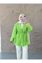 Fringed Lining Blazer Jacket - 7