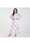 Rayon White Floral Maxi Dress – Full Sleeves, Available In 3 Colors. - 3