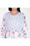 Rayon White Floral Maxi Dress – Full Sleeves, Available In 3 Colors. - 6